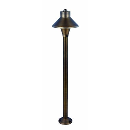 Brightlight 24 x 5 in LandscapeSpotlights Path Antique Brass BR283757